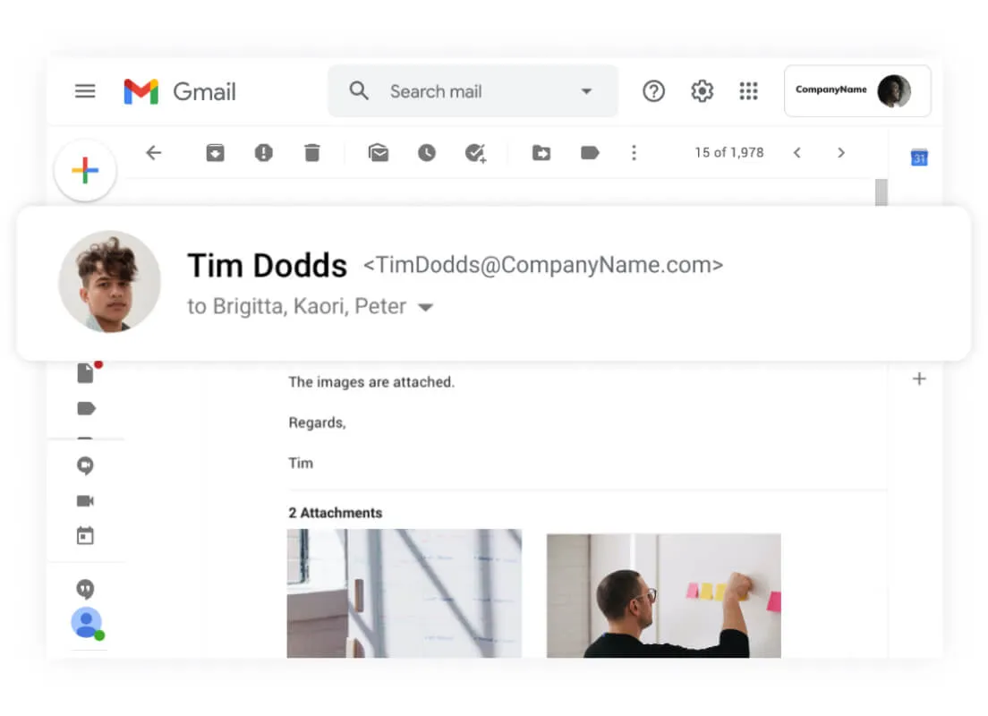 Pořiďte si Gmail pro firmy